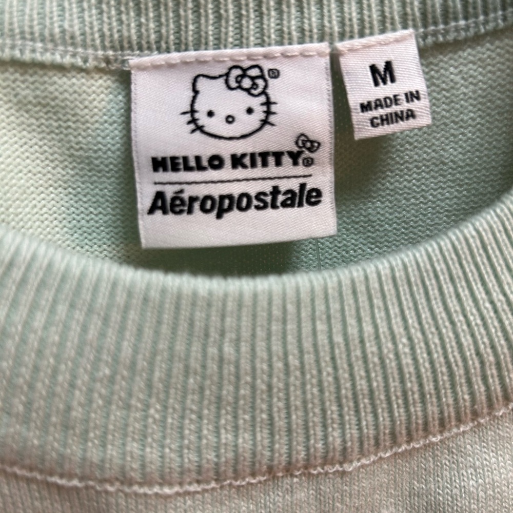 Aeropostale Mint Green Hello Kitty Sweatshirt - Picture 5 of 5